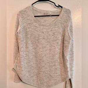 Sweater, white/black/gray